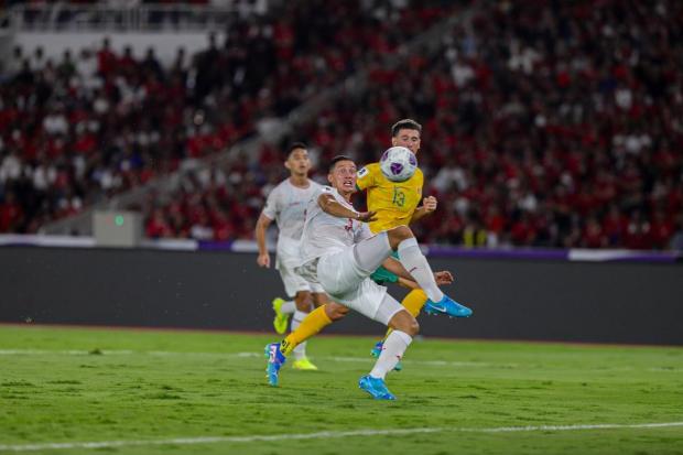 Laga Timnas Indonesia VS Australia Berakhir Imbang Skor 0-0