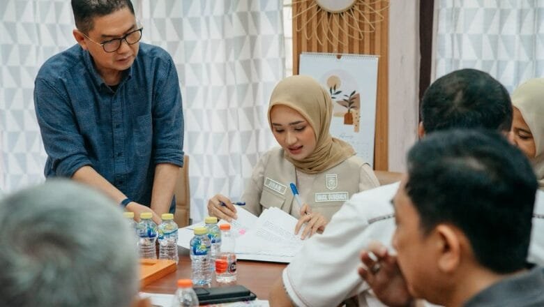 Jihan Nurlela Pimpin Rapat Penanganan Banjir.
