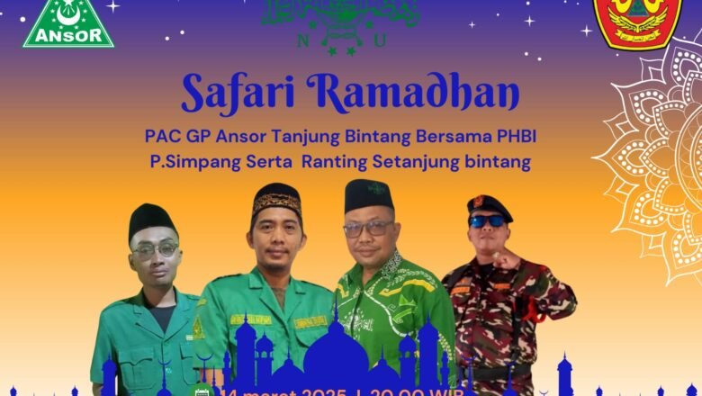 Ansor dan Banser Tanjung Bintang Bangun Silaturahmi di Mushola Al-Barokah Purwodadi Simpang