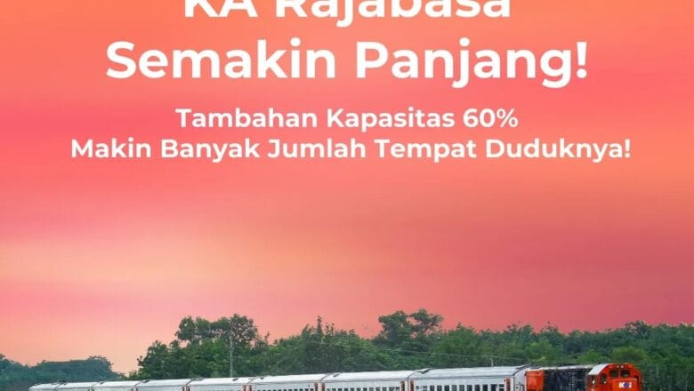 Rangkaian KA Rajabasa Diperpanjang, KAI Divre IV Tanjungkarang Konfirmasi Penambahan 3 Kereta