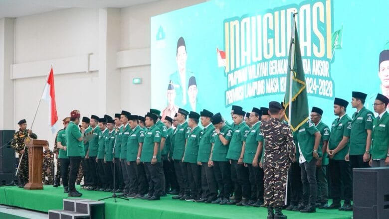 Tandai awal kebangkitan baru, Pimpinan Wilayah (PW) Gerakan Pemuda (GP) Ansor Lampung menggelar pelantikan pengurus masa khidmah 2024-2028