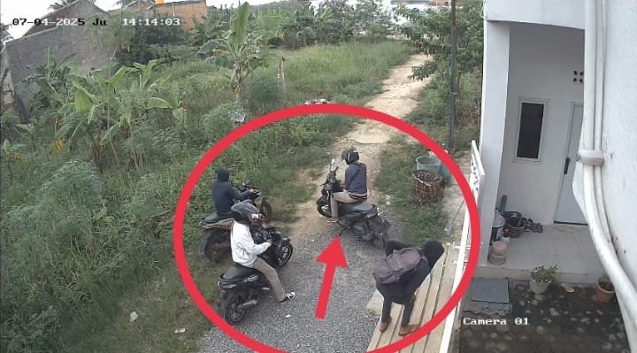 Curanmor Nekat di Dekat Markas Polisi: 6 Motor Raib di Jati Agung, CCTV Tak Mampu Bongkar Pelaku